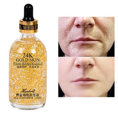 24K Gold Tense Moisture Essence Pure Hyaluronic Acid Serum Anti-wrinkle Gold Nicotinamide Liquid Skin Care Essence
