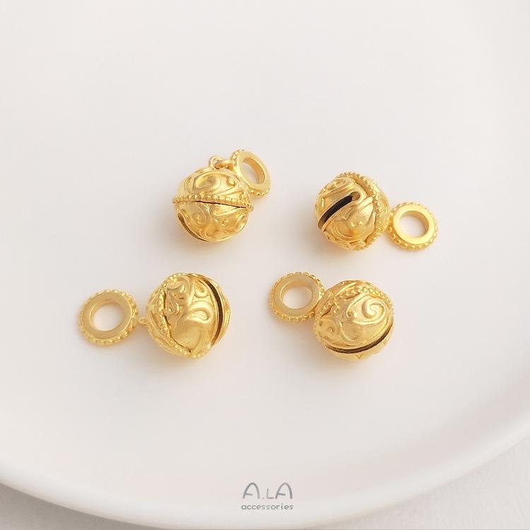 Vietnam Sand Gold Lion Pendant Necklace - Durable Color, Handmade DIY High-End Design