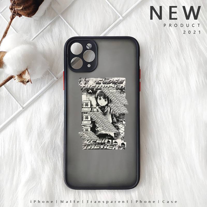 Serial Experiments Lain Phone Cases for iPhone 11 12 13 Mini Pro XS MAX 8 7 Plus X SE 2020 XR Luxury Brand Shell Funda