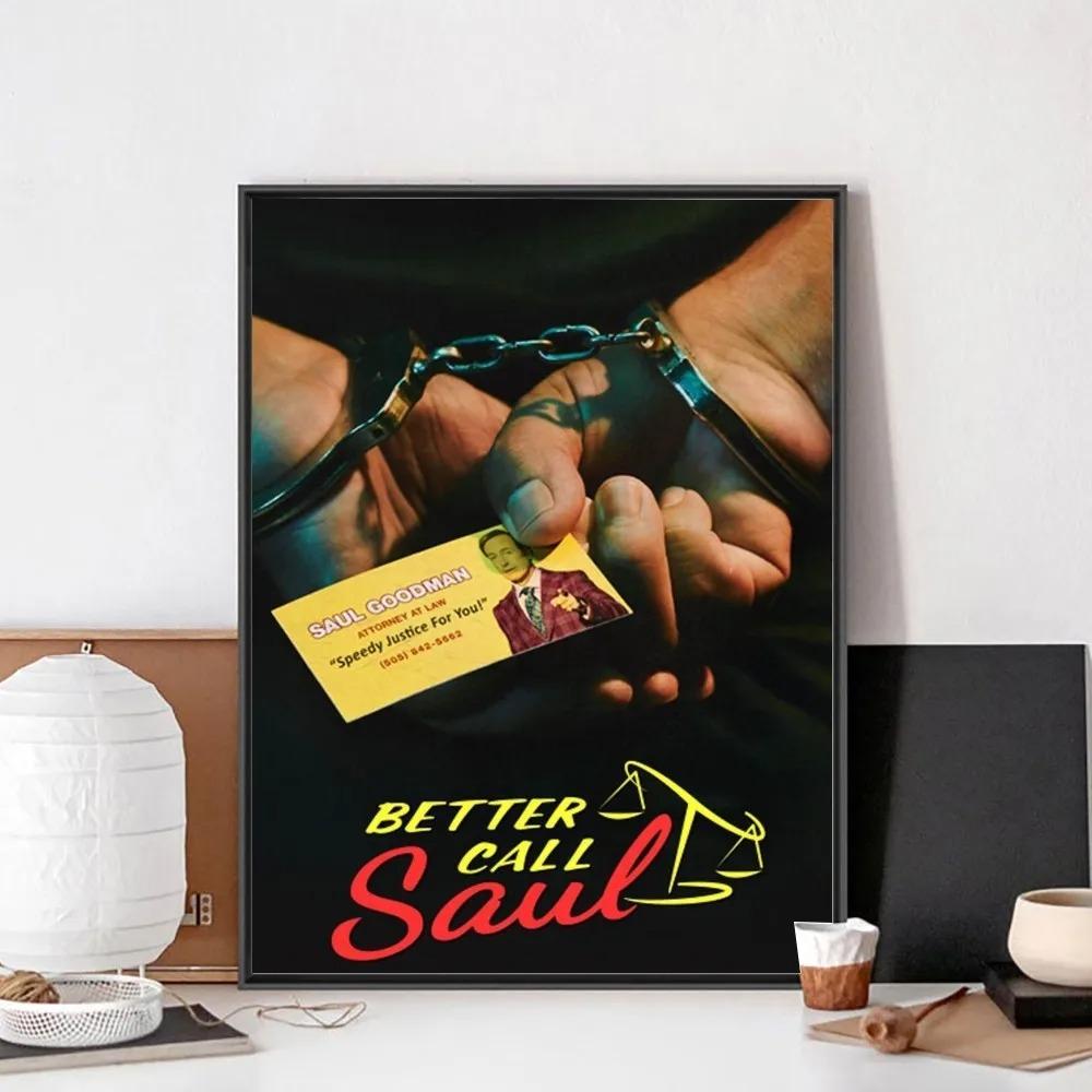 

Классический фильм Лучше звоните Солу Плакат Без рамки Постер Клуб Бар Бумага Kraft Винтажное настенное искусство Картина Спальня Кабинет Наклейки 21cm×30cm NoFrame