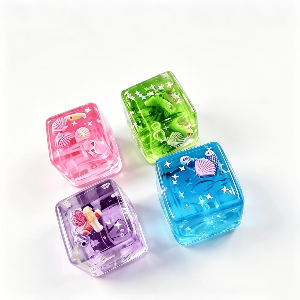 Ocean Style Squishy Block Toys, Squishy Toys, Summer Multi-Item Party Favor Bags Creative Ocean Style Squishy Toys Christmas/Halloween Party Gift