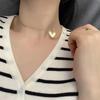 New Y2K Star Zircon Pendant Necklace for Women Luxury Sweet Cool Girl Punk Heart Clavicle Chain New Fashion Jewelry Party Gift