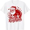 Merry KissMyAss X Xmas Santa Sunglasses Christmas T-Shirt