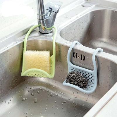 Biegbares, faltbares Abflussregal für die Spüle, Küchenspüle, Lappen, Hängekorb, Lagerregal