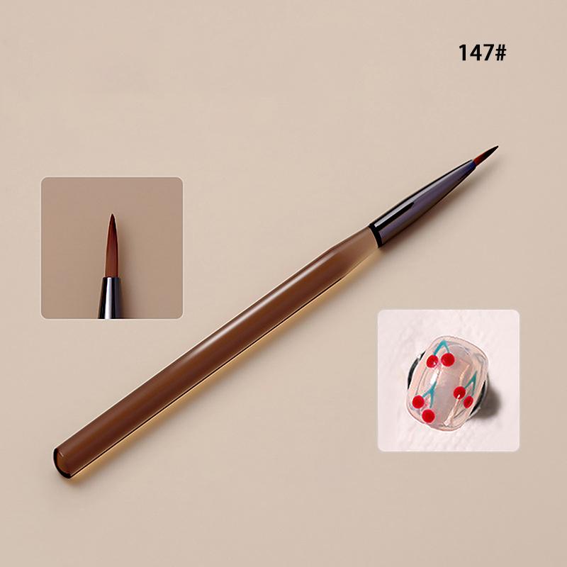 9 Pcs French Stripe Nail Art Liner Brush Set 3D Tips Line Stripes Diy Drawing Pen Uv Gel Brushes Painting Pen Manicure Tools