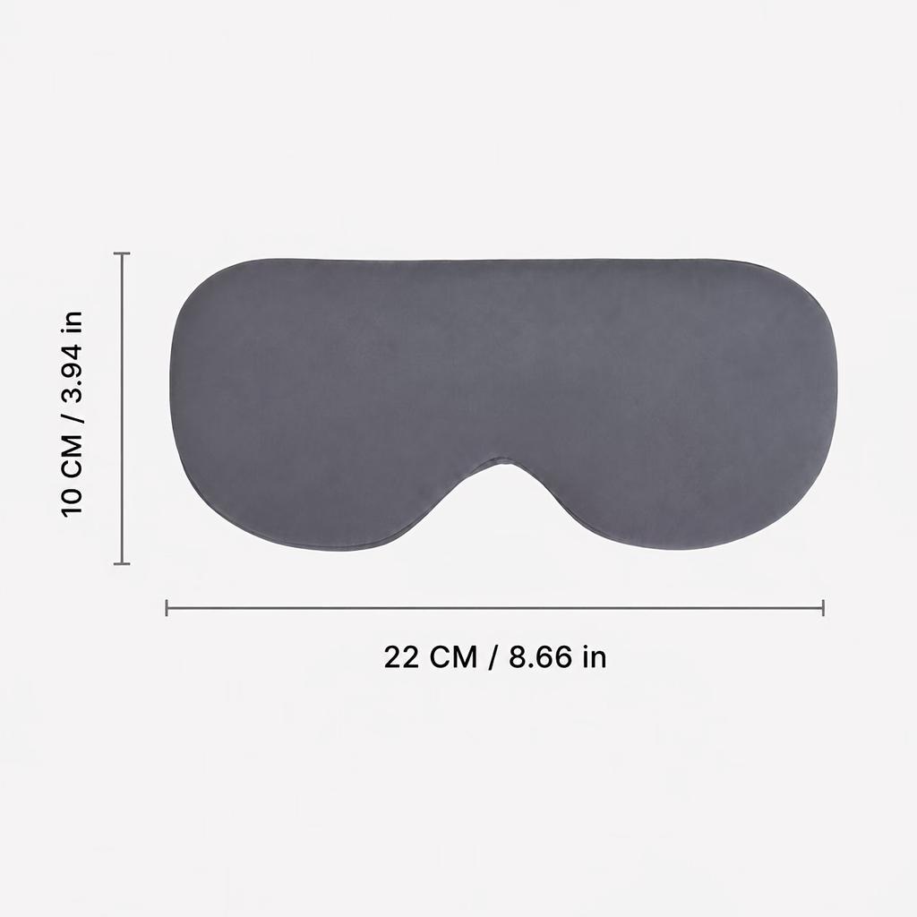 1Pc Double-sided Cool and Warm Dual-use Breathable Ice Silk Summer Eye Mask Blocks Light Without Pressing The Eyes Protect Sleep