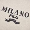 Fila Milano Series Simple Fashion Knit Pullover Round Neck Sweatshirt Men Sweatshirt Light-Khaki Flower-Gray F11M515201FLK