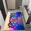 One Piece Luffy Themed Anti-Slip Rugs - Polyester Home Decor, Suitable for Bedrooms, Living Rooms, Doorways, Studios, and Decorations