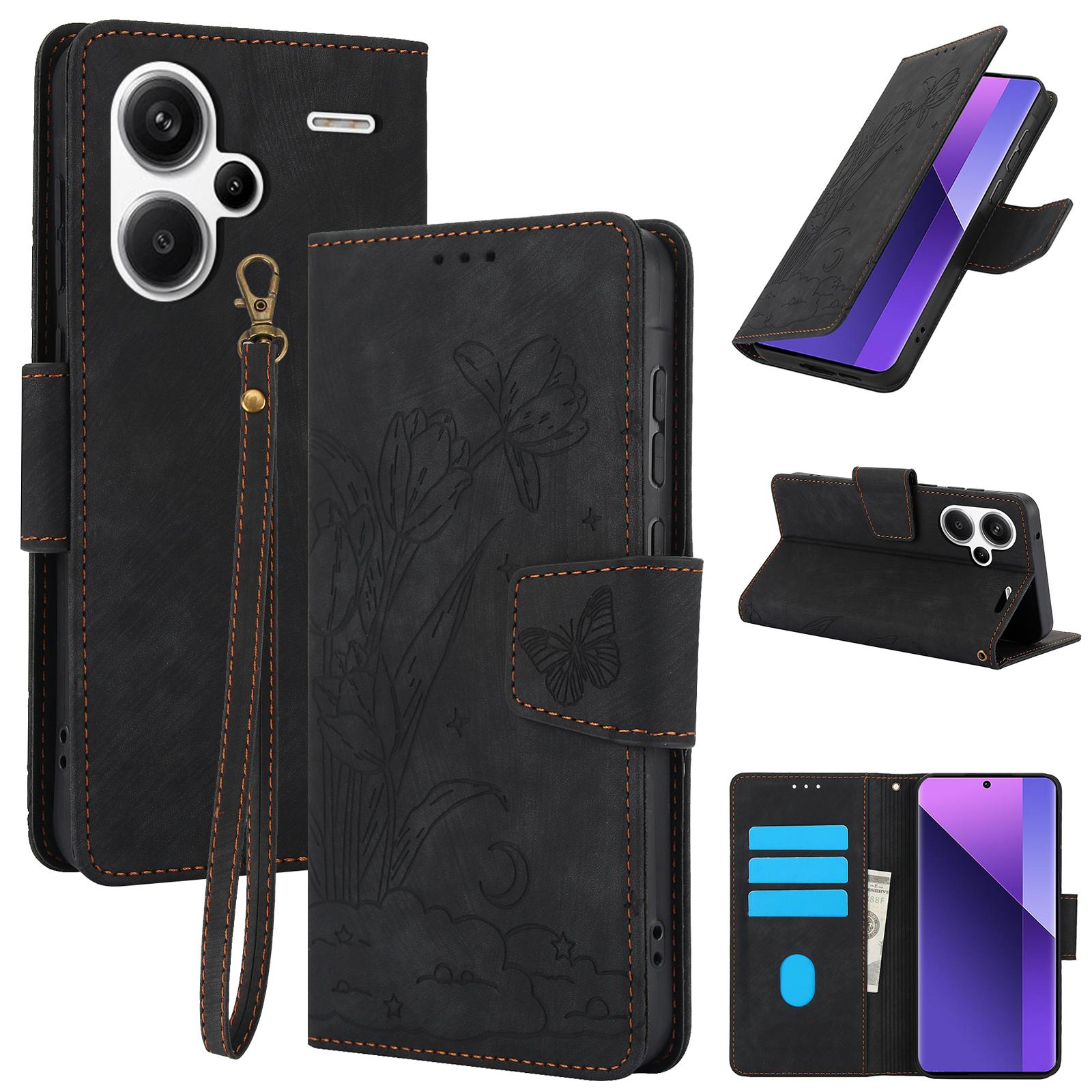 

Чохол SY-001 для телефону Xiaomi Redmi Note 13 Pro+ 5G зі шкіри, відкидний, з візерунком, захистом від подряпин C