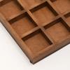 Handmade Tic Tac Toe Game MDF Tray Resin Pieces - Black & White