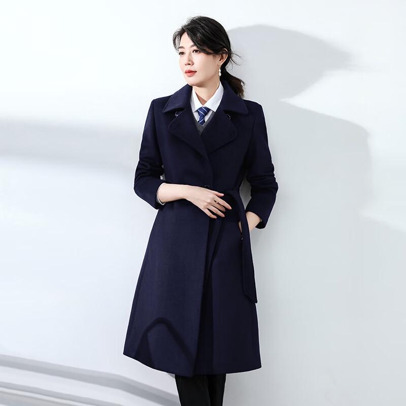 Professional Wool Blend Mid-Length Winter Coat