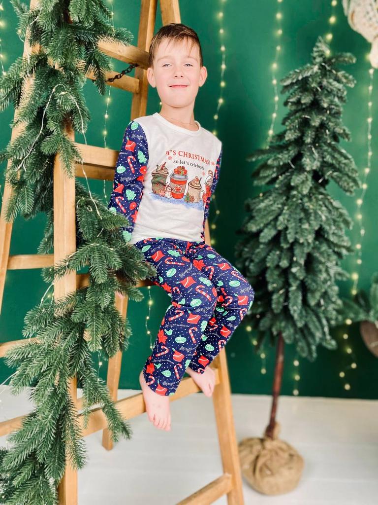 Winter Unisex Pajamas – New Year Family Style & Comfortable Fit, Winter, 6076-8 HC