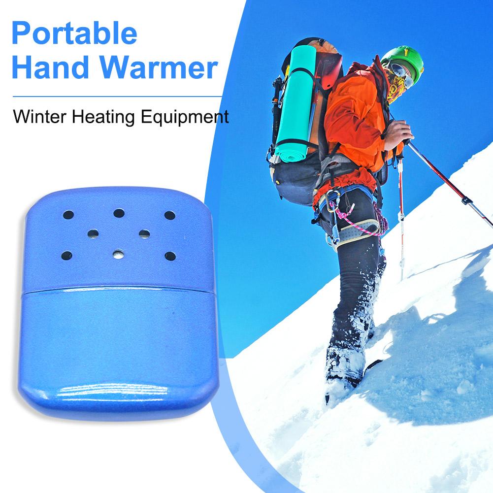 Metal Pocket Handy Hand Warmers Reusable Refillable Portable Mini Fuel Hand Warmer Winter Accessories Ultralight Equipment