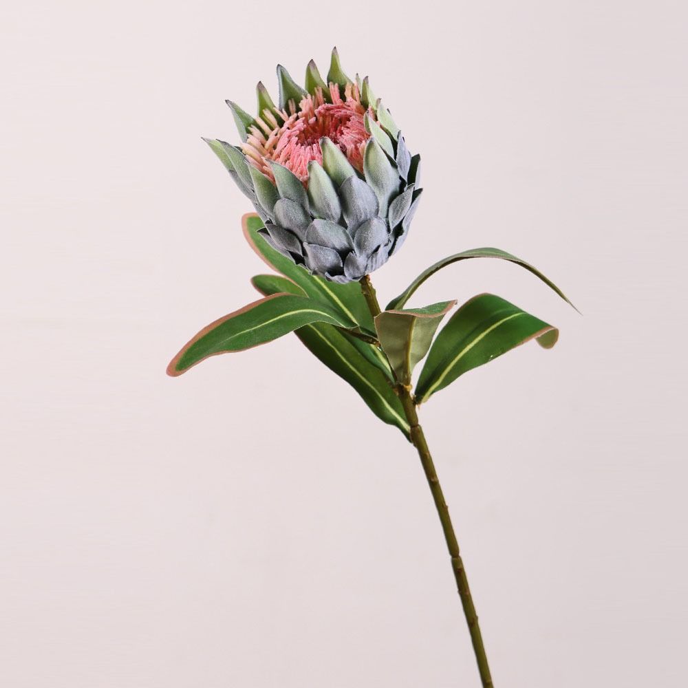 High Quality 48cm Artificial Flower Large Multicolor Emperor Flower DIY flocked Floral Arrangement Gift
