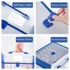 A4 Portable Snap Button File Bag Large-Capacity Document Bag Examination Paper Storage Bag File Organizer School Supplies
