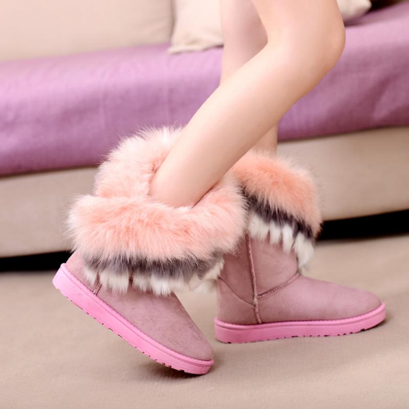Women's Winter Warm Winter Boots Soft Non-slip Flat Shoes