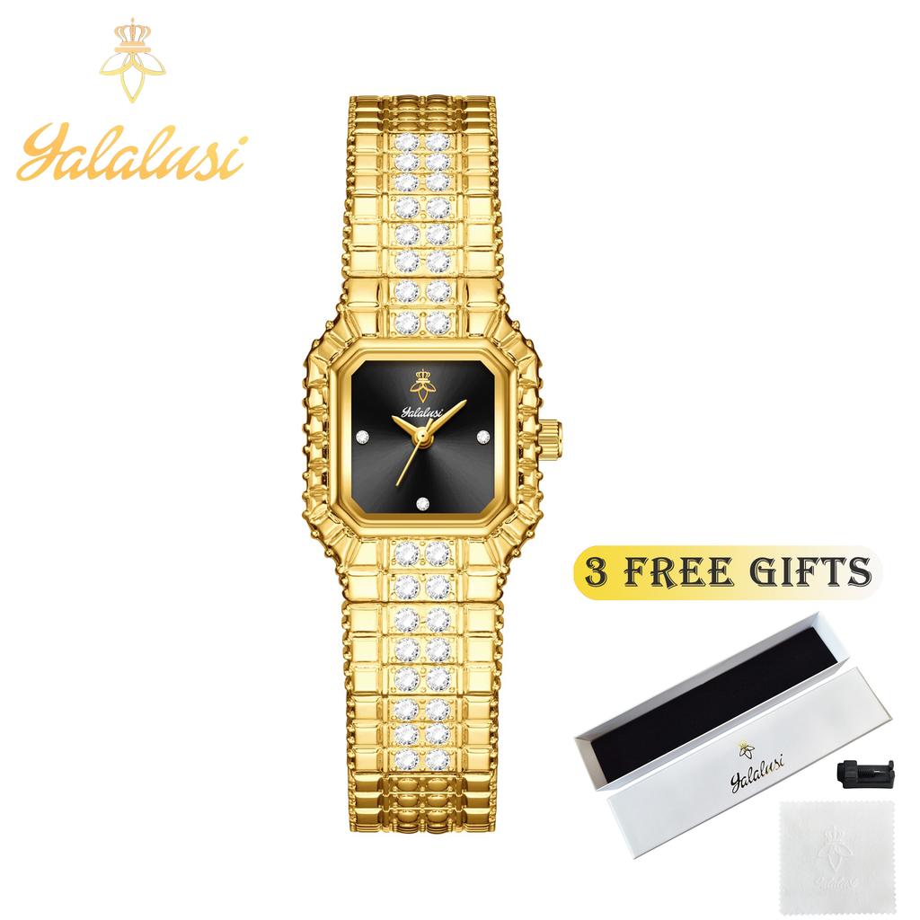YaLaLuSi Stylish Ladies’ Waterproof Quartz Watch: A Luxurious and Elegant Bracelet Watch Perfect as a Gift Reloj Mujer Montre