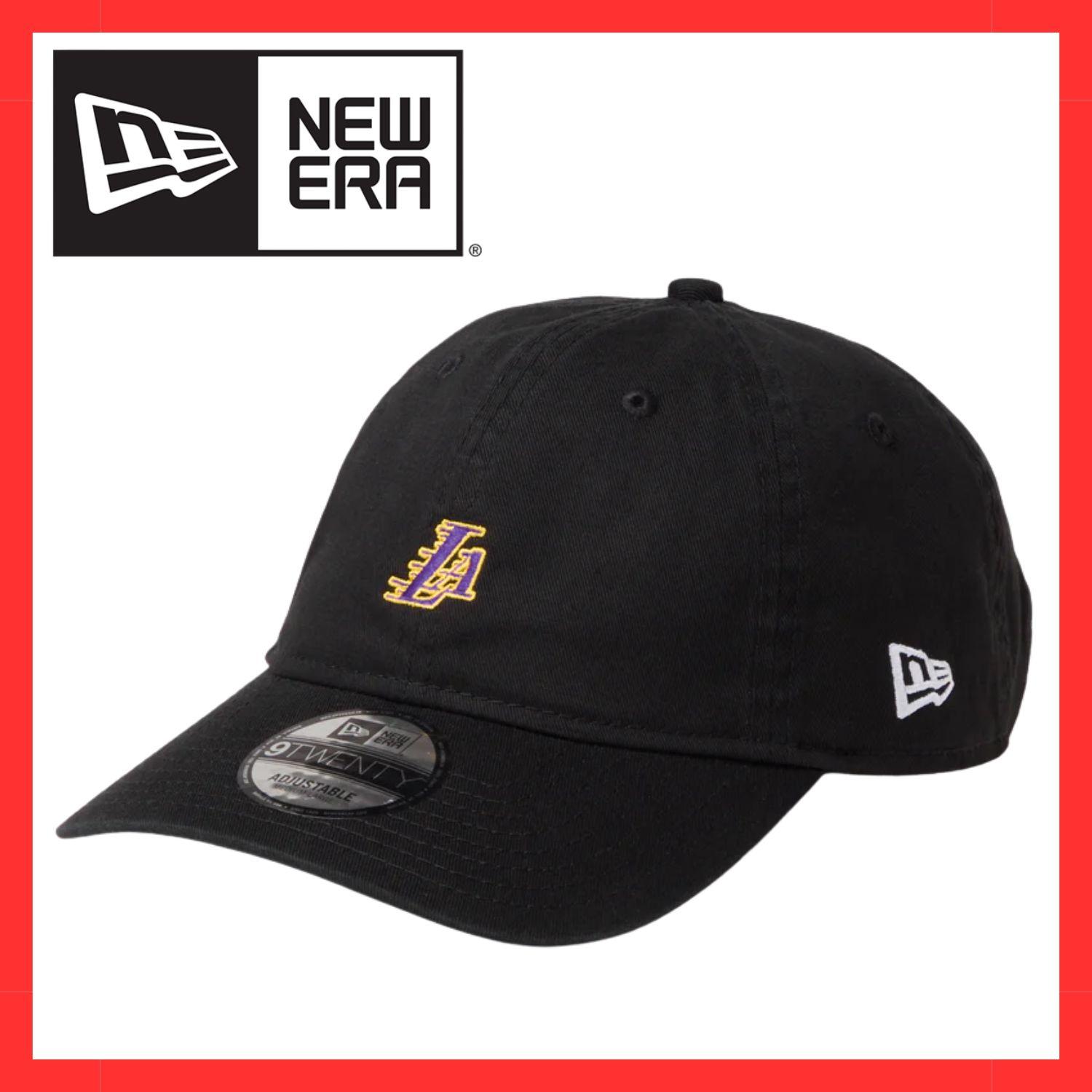 Used NEW ERA 9TWENTY Washed Cotton Mini Logo Los Angeles Lakers Black/Multicolor