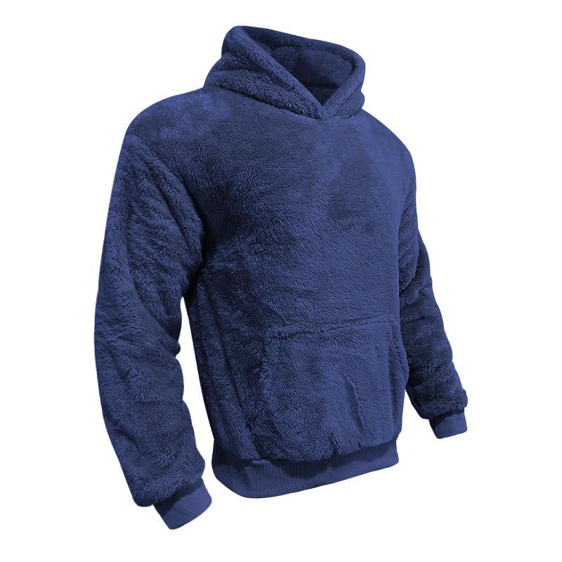 Men's Trendy Winter Casual Fleece Hooded Sweatshirt