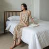 Laengsseon Ls_Ethnic Patchwork Maxi Dress_Beige