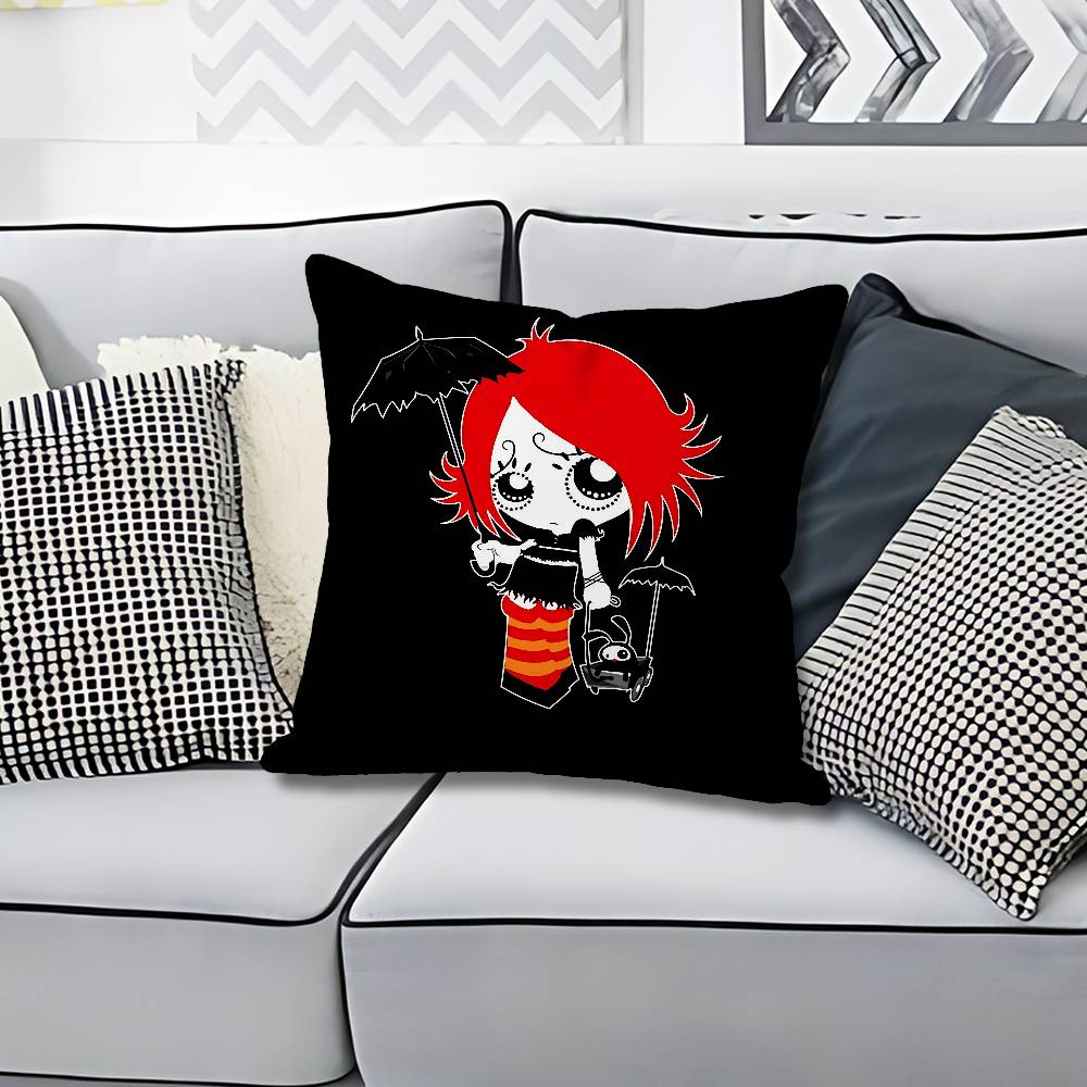 RRuby GGloom Gothic Various Sizes Square Pillow Case For Car Home Bedchamber Decor Custom Valentine gift