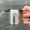 Stainless Steel Tea & Coffee Infuser with Lid and Handle - Double Ear Mesh Strainer