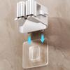 Rujiao Traceless Mop Rack: Wall-Mounted Broom & Mop Storage Hook.