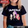 Cute K-pop Demon Hunters Rumi Mira Zpey Film Graphic T-Shirt Men Women Harajuku Y2k Tops Fashion Casual Sweatshirt Unisex Tees