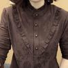 Merino Wool Beaded Top: Warm, Stylish Tummy-Covering Sweater for Middle-Aged and Elderly Women