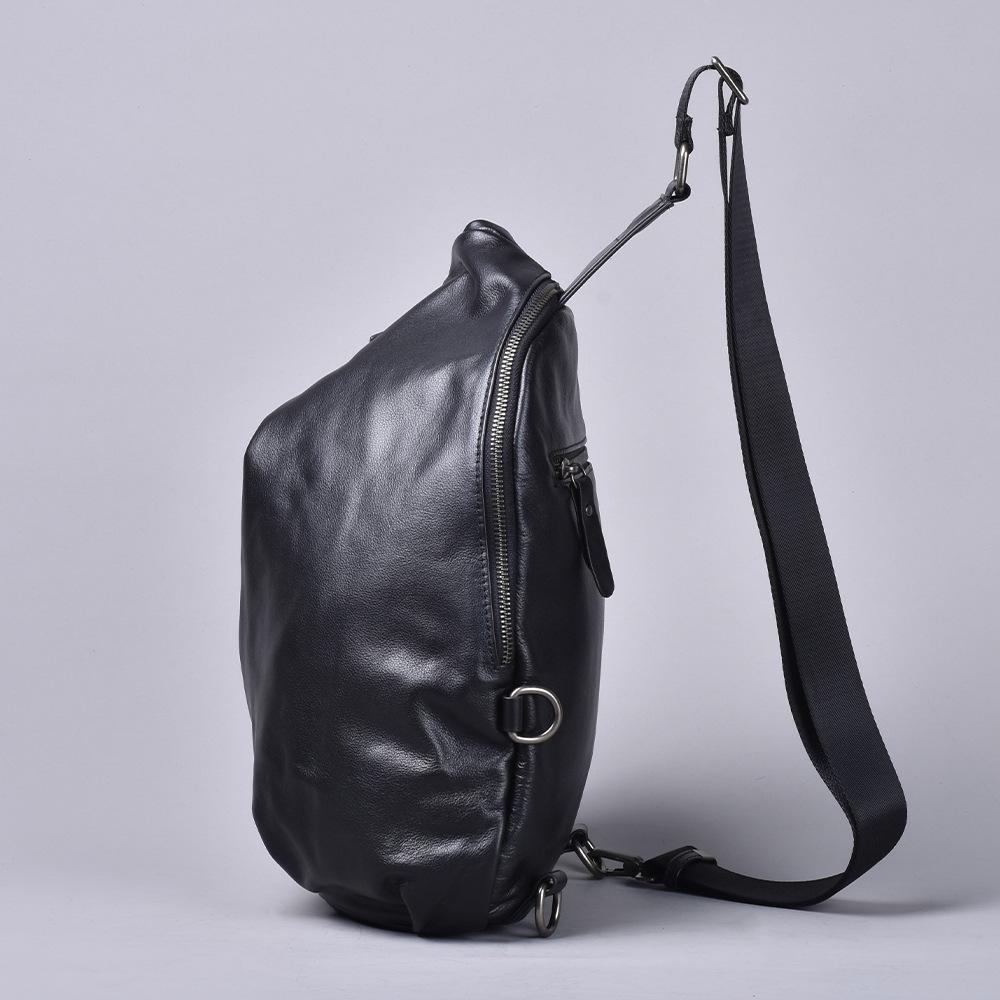 Neue Echte Leder Brusttasche Erste Schicht Rindsleder Handgefertigt Retro Brustbeutel Herren Brusttasche