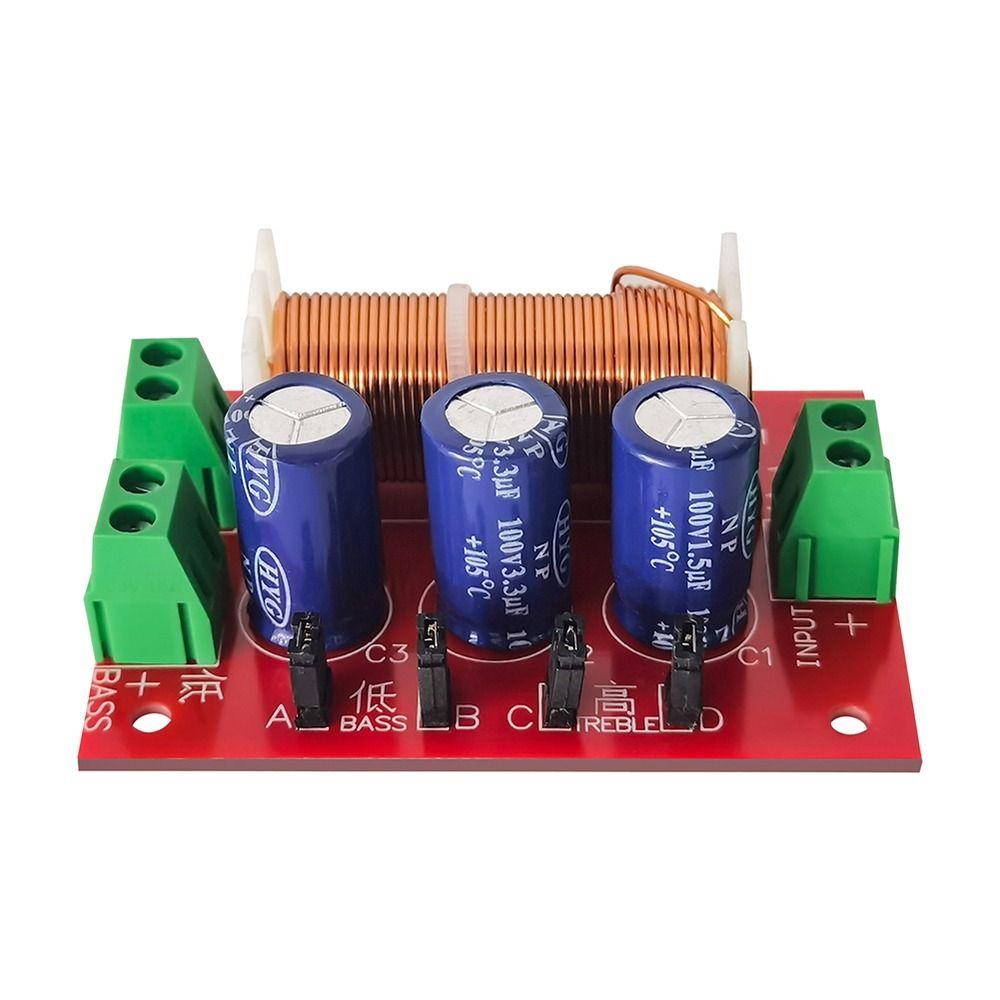 1Pcs 4-16ohm Impedance Frequency Divider YLY-2088 Adjustable Bass Treble Board Full Range Audio DIY