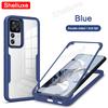 Mi12T 360 Full Body Front+Back Clear Case Shelluxe For Xiaomi Mi 12 12X 12T Pro For Xiomi Mi12 Lite Silicone Double Sided Cover