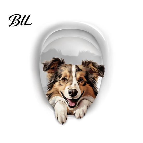Selbstklebende Toilettenaufkleber 3D Cartoon Katze Toilettenaufkleber, Wasserdicht Süßes Tier Deckel Kreatives Sitzflächen Kunstaufkleber, Lustige Selbstklebende Badezimmerwand