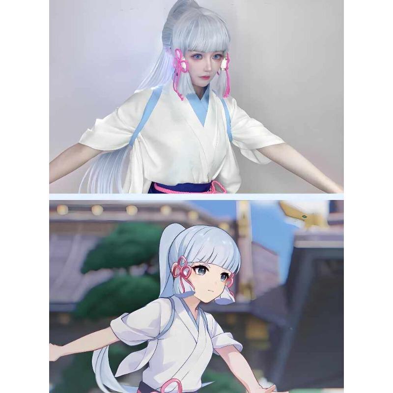 Genshin Impact Cosplay Costume Wig Hair Women Dancer Dress Carnival Uniform Anime Halloween Costumes