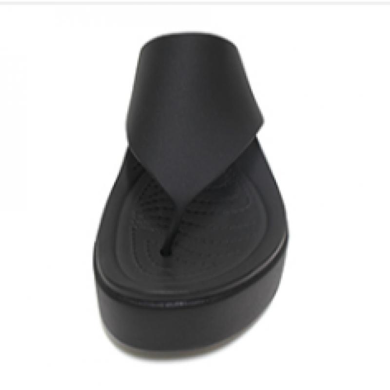 Crocs Brooklyn Flip Tall Wedge Flip Flops 208727 001