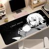 Mouse Pad Size Gamer Keyboard Pad Computer Gaming Black And White Extended Mousepad Office PC Accessories Anime Girl Desk Mat