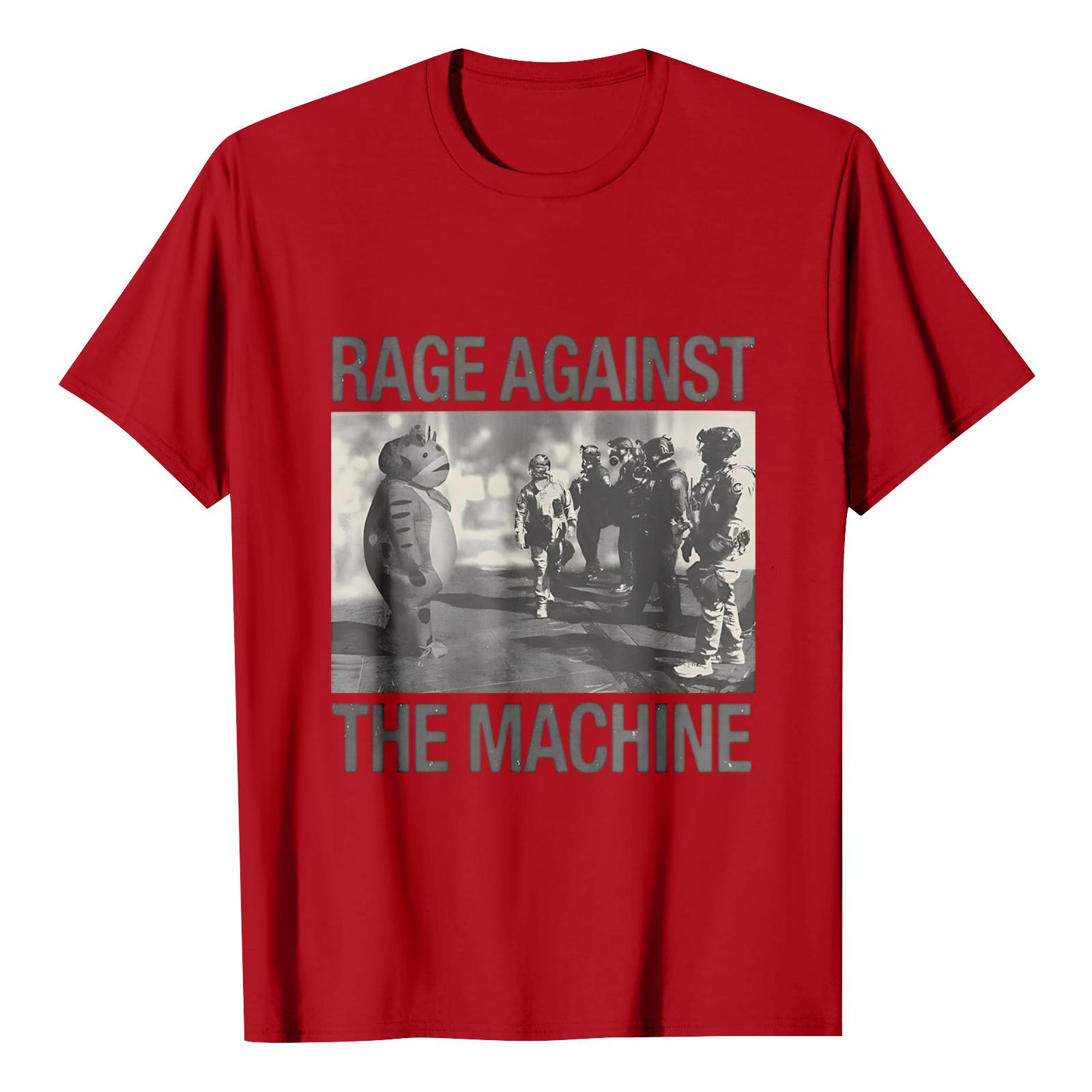 

Унисекс Повседневная футболка с коротким рукавом и принтом букв L красный