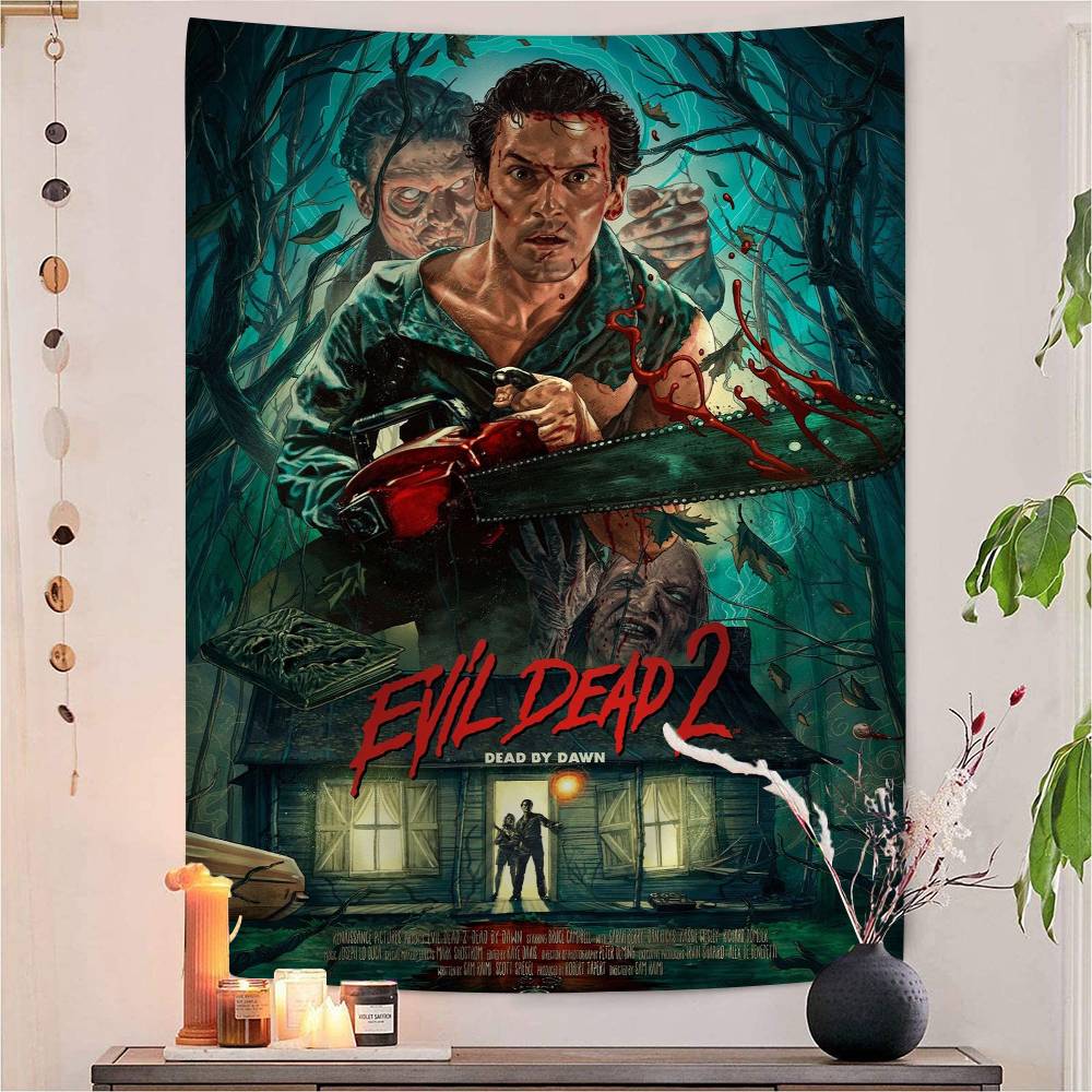 Classic Horror Movie The Evil Dead Wall Tapestry Home Decoration hippie bohemian decoration divination INS Home Decor