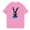 Easter - Men's Casual Baggy Bunny  Print T-shirt Round Neck Pull-over Short-sleeved Top