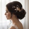 Luxury Crystal Hair Clip Elegant Rhinestone Headdress Wedding Hair Accessories  Wedding Ceremonies