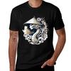 Elegant Dragon In Ao Dai New Year Celebration Vector Graphic On White Background Tshirt Plus Size Outdoor Casual Top