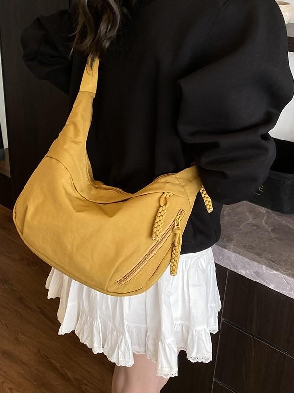 Ladies Shoulder Bag With Nylon Material For Daily Commuting And School Use