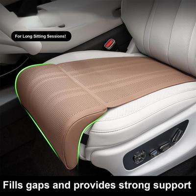 Car Seat Cushion Car Driver Seat Extender Leg Support Pillow Thigh Pillow For Auto Taxi Truck SUV Driving Travel For Adults