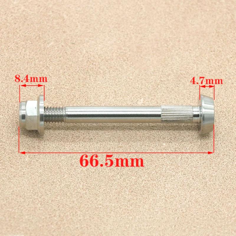 For  Brompton Ultra Light Titanium Bicycle Rear Shocks Bolts Nut Folding Bike Shock Absorber Parts