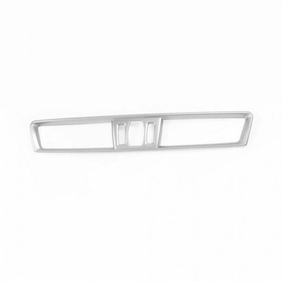 Central Console Air Outlet Vent Matte Silver Cover Trim For BMW X1 F48 2016-2021