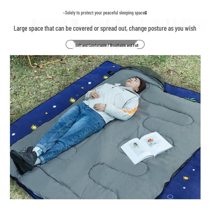 He Dawu Adult Outdoor Envelope Sleeping Bag