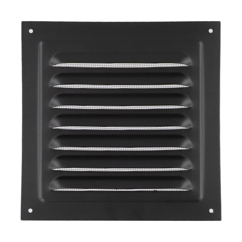 Airflow Regulator Air Outlet Grille 100x100cm Aluminum Ventilation Grille Cover Cover Enhanced Airflow Design Fiber Mesh Backing