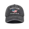 Fashion and casual American printed washed old soft top sunshade baseball cap Unisex baseball cap