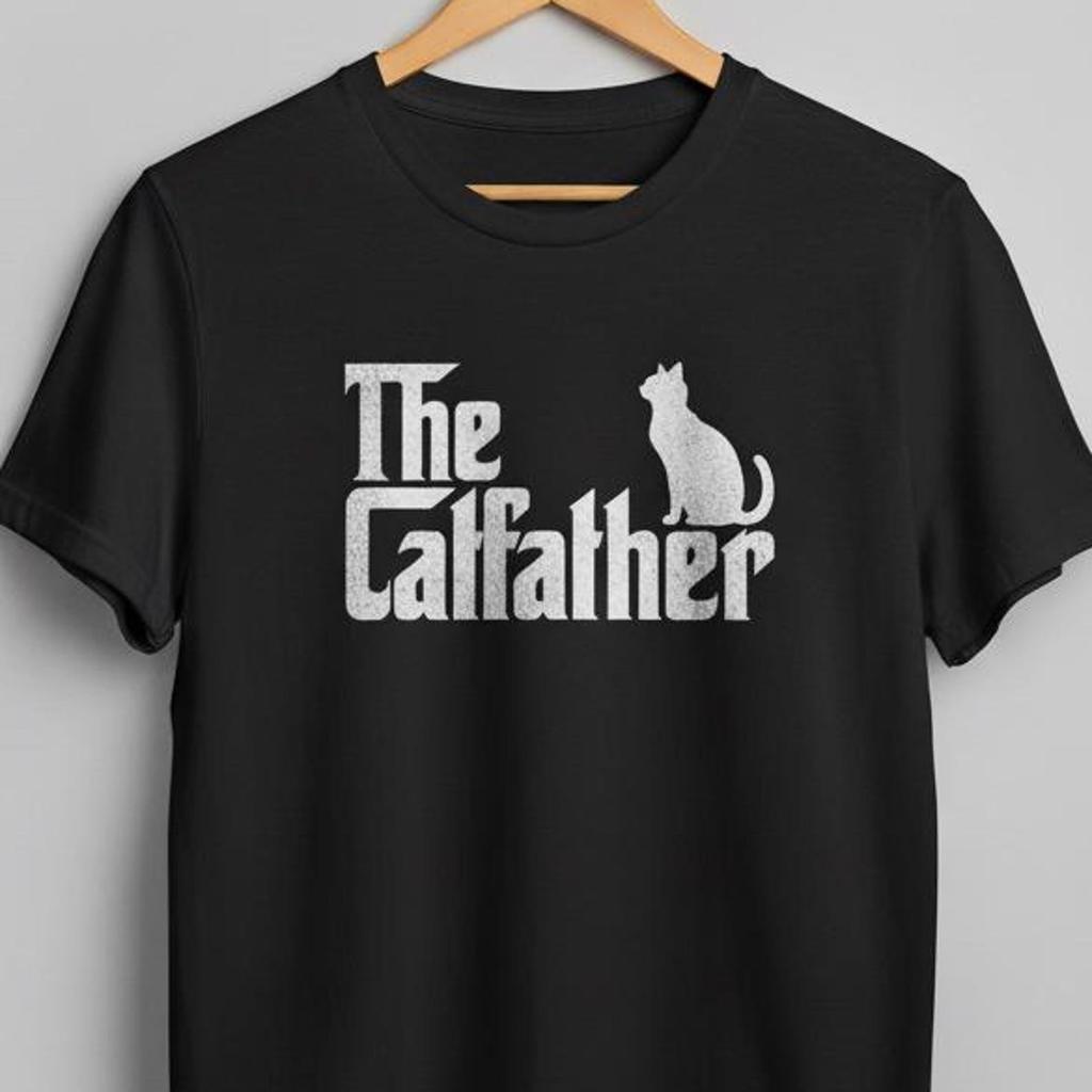 Cat Father Shirt, Godfather Movie Style Tee, Funny Cat Lover Gift