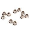 10 Pcs Lock Tire Nut Corrosion Resistant RC Model Car M5 Flange Nut Lock Tire Nut
